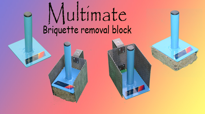 Multimate briquette removal block